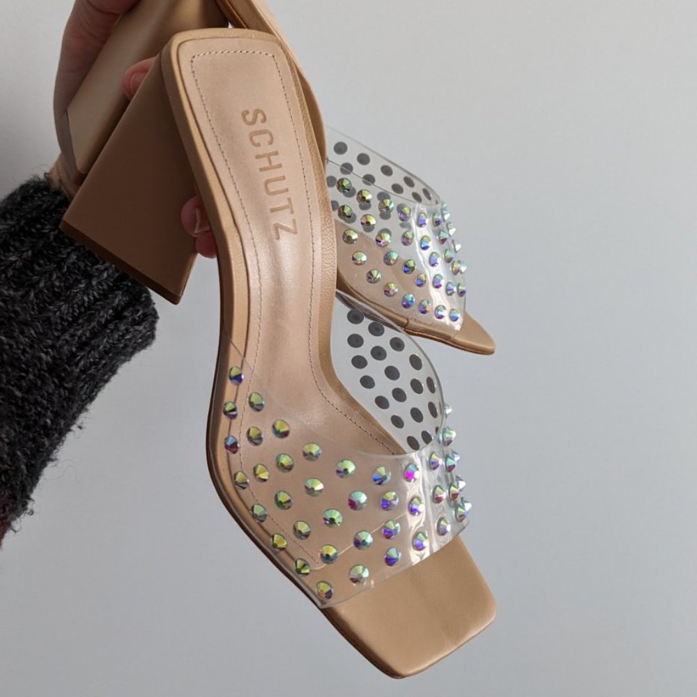 Schutz Lizah Crystal Mule